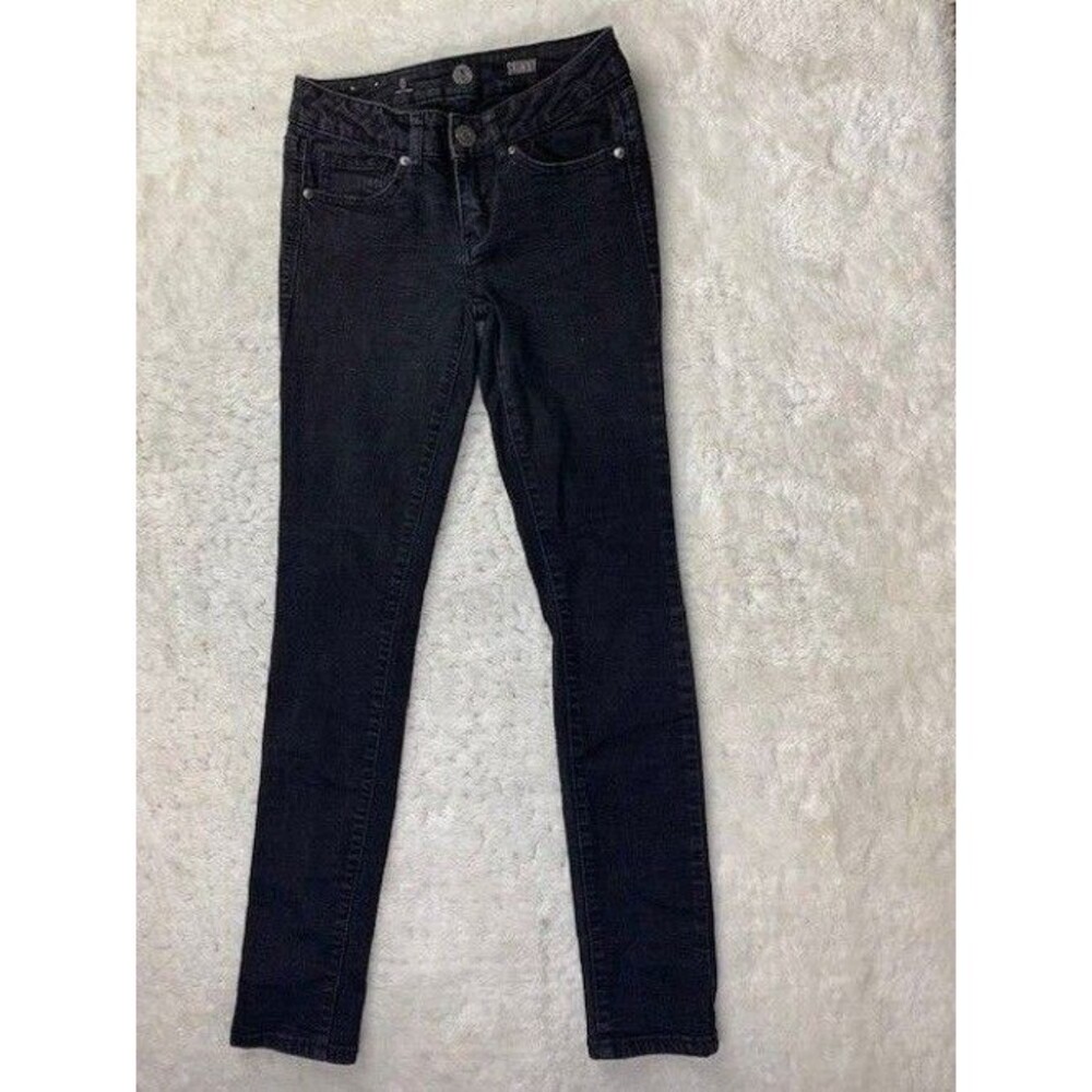 So Size 0 Womens Jeans Black Stretch Low Rise Skinny